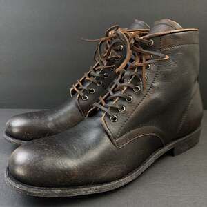 Frye Tyler Lace-Up Leather Boots Men’s 13D Dark Brown Premium Classic Rugged
